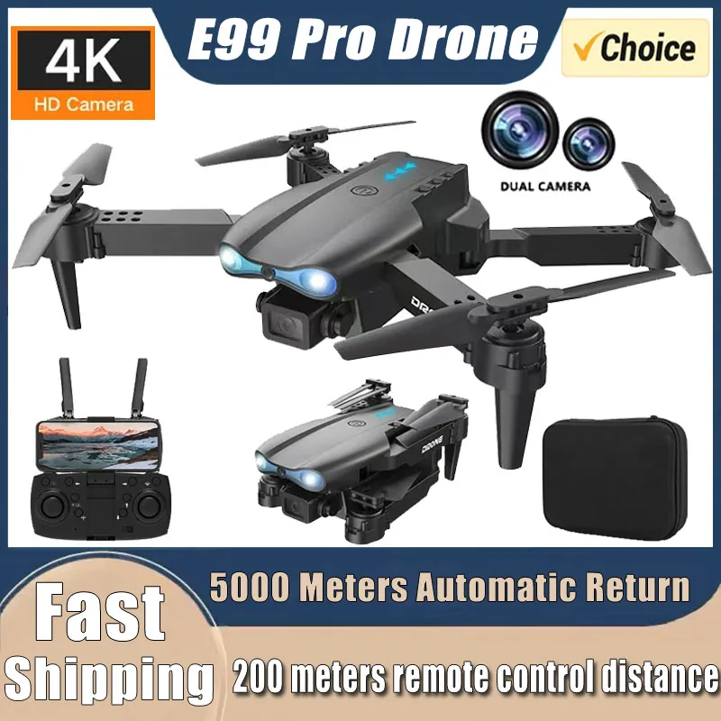 Nuevo E99Pro RC Drone 4K profe - Drone Camera Wide Angle reseña y precio