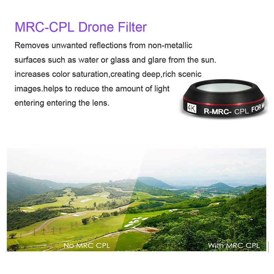 Filtro de Dron para Mavic Pro  - Drone Camera Filter reseña y precio