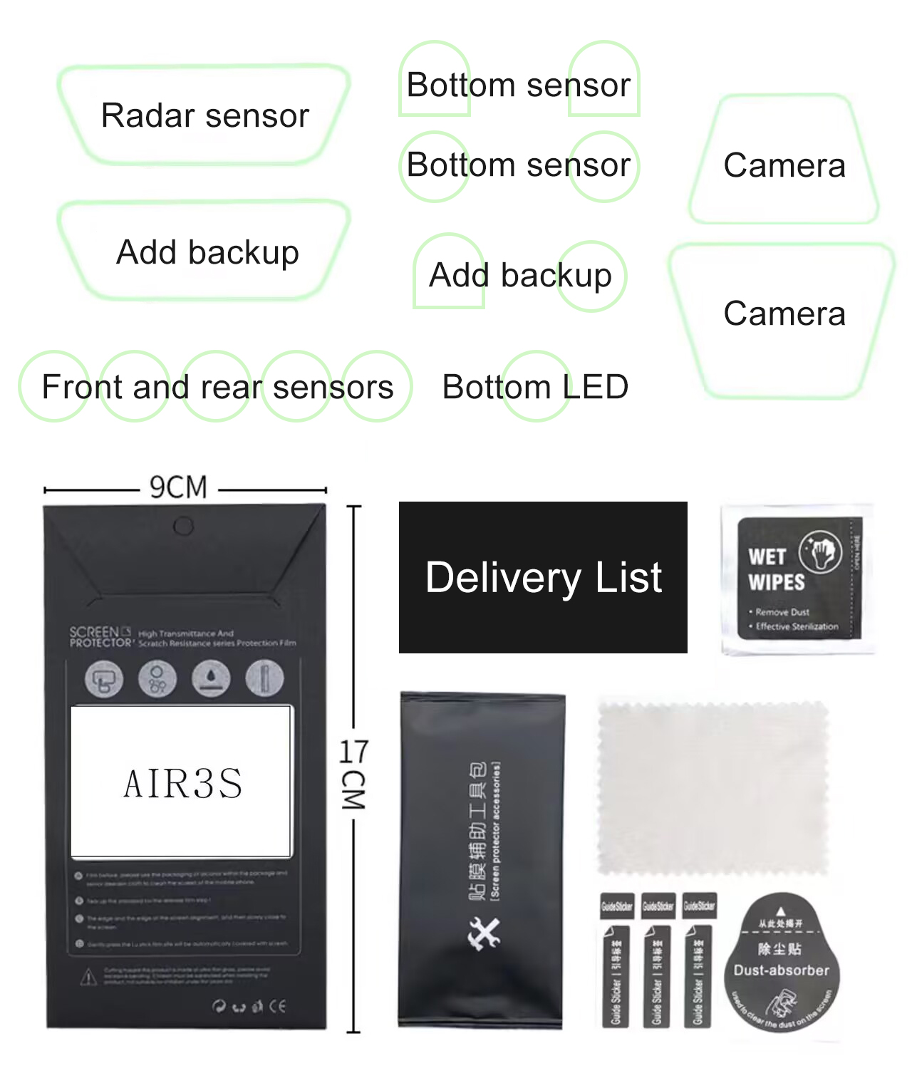 ​ Película protectora con Sens - Drone Camera Filter reseña y precio