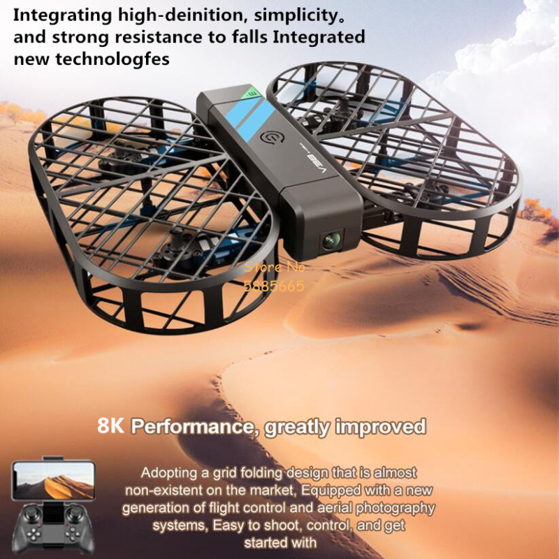 Cámara HD 8K 360 °   Protecció - Drone Camera 4K reseña y precio