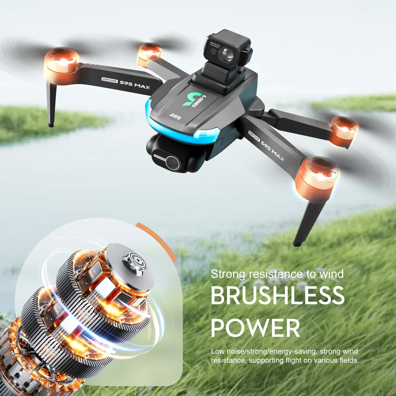 Nuevo S9S MAX MINI Drone 4K 2  - Drone Camera Lens reseña y precio