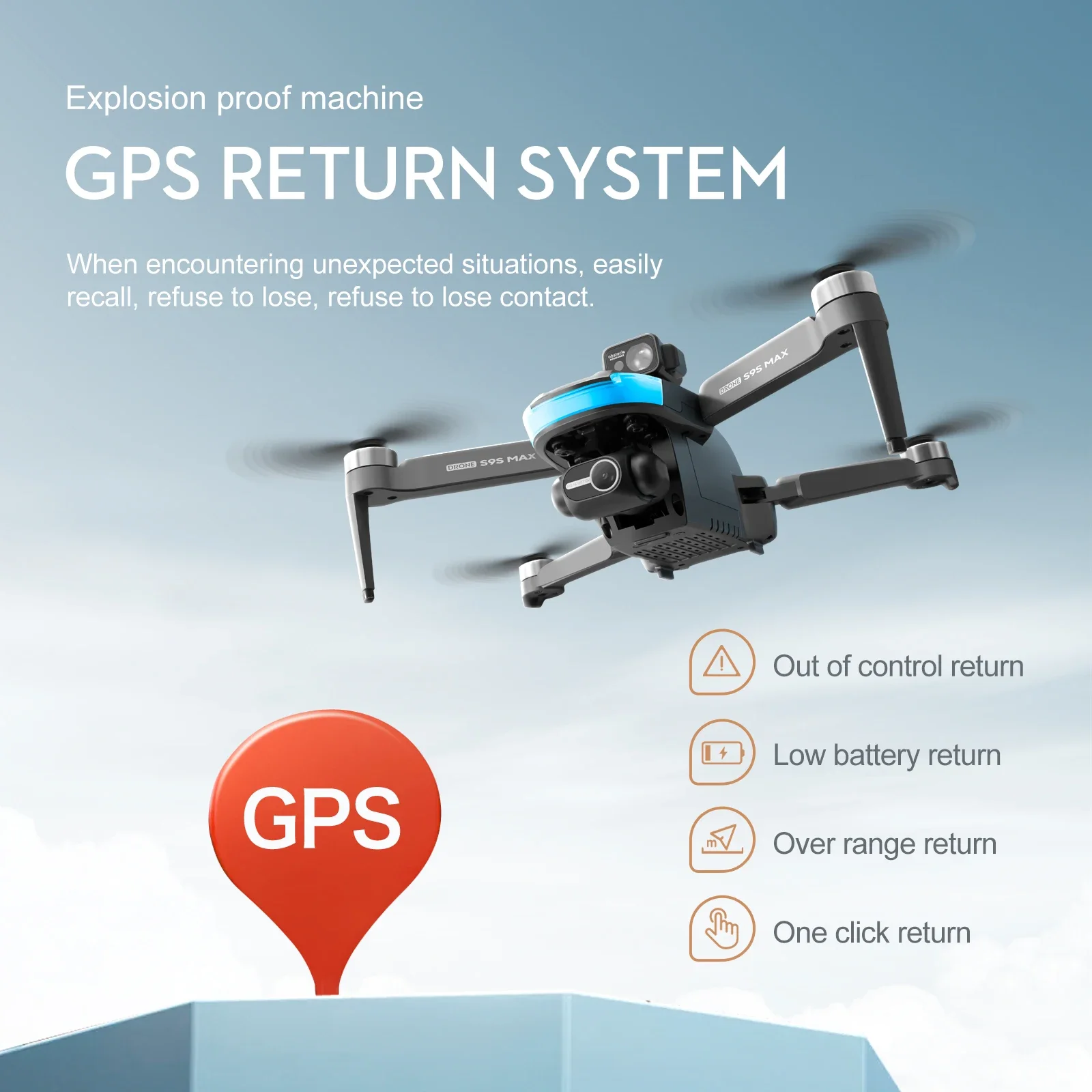 Nuevo S9S MAX MINI Drone 4K 2  - Drone Camera Lens reseña y precio