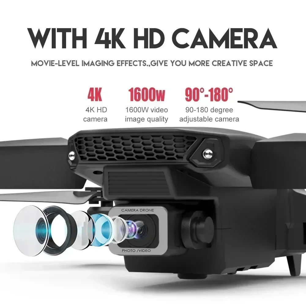 E88 Pro WIFI FPV Drone gran an - Drone Camera Mount reseña y precio