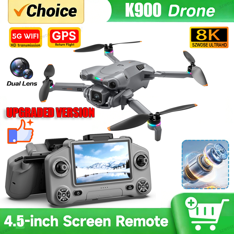 Nuevo Dron GPS K900 MAX con Cá - Drone Camera Night Vision reseña y precio