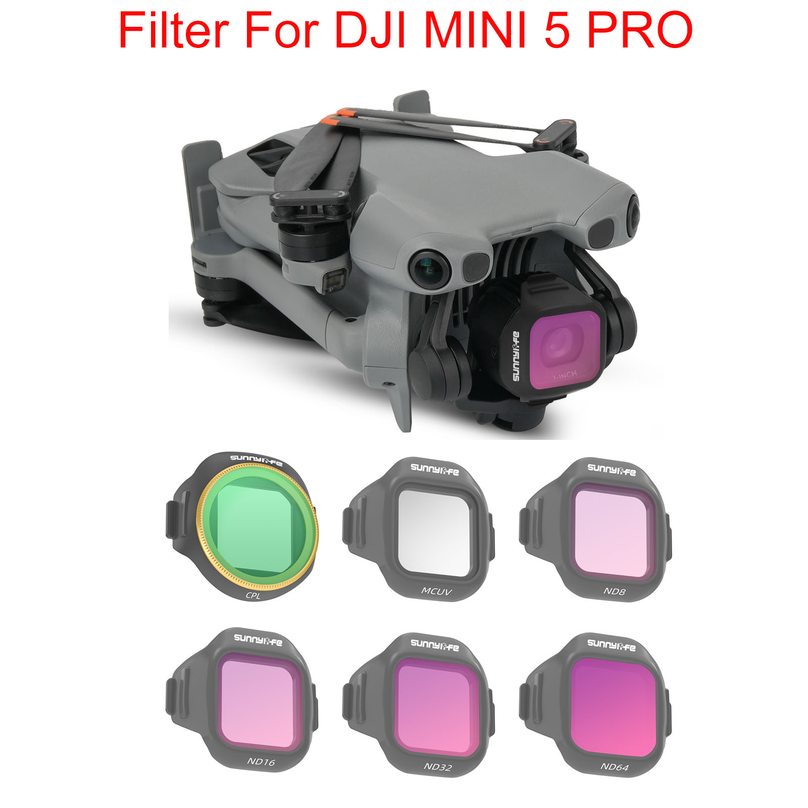 Filtro de Dron para DJI Mini 5 - Drone Camera Filter reseña y precio