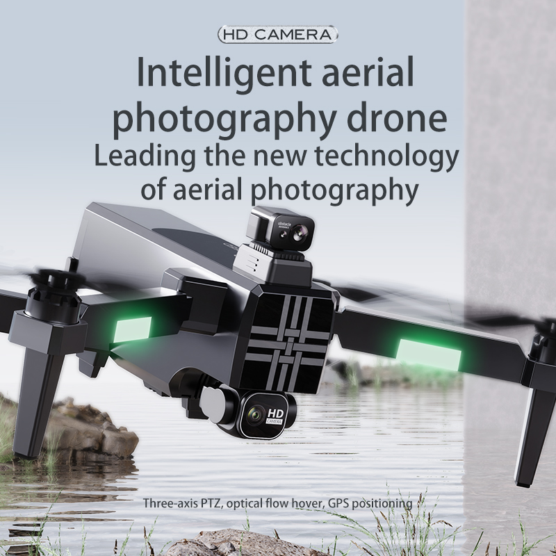 Dron A380 4K HD de tres ejes,  - Drone Camera Lens reseña y precio