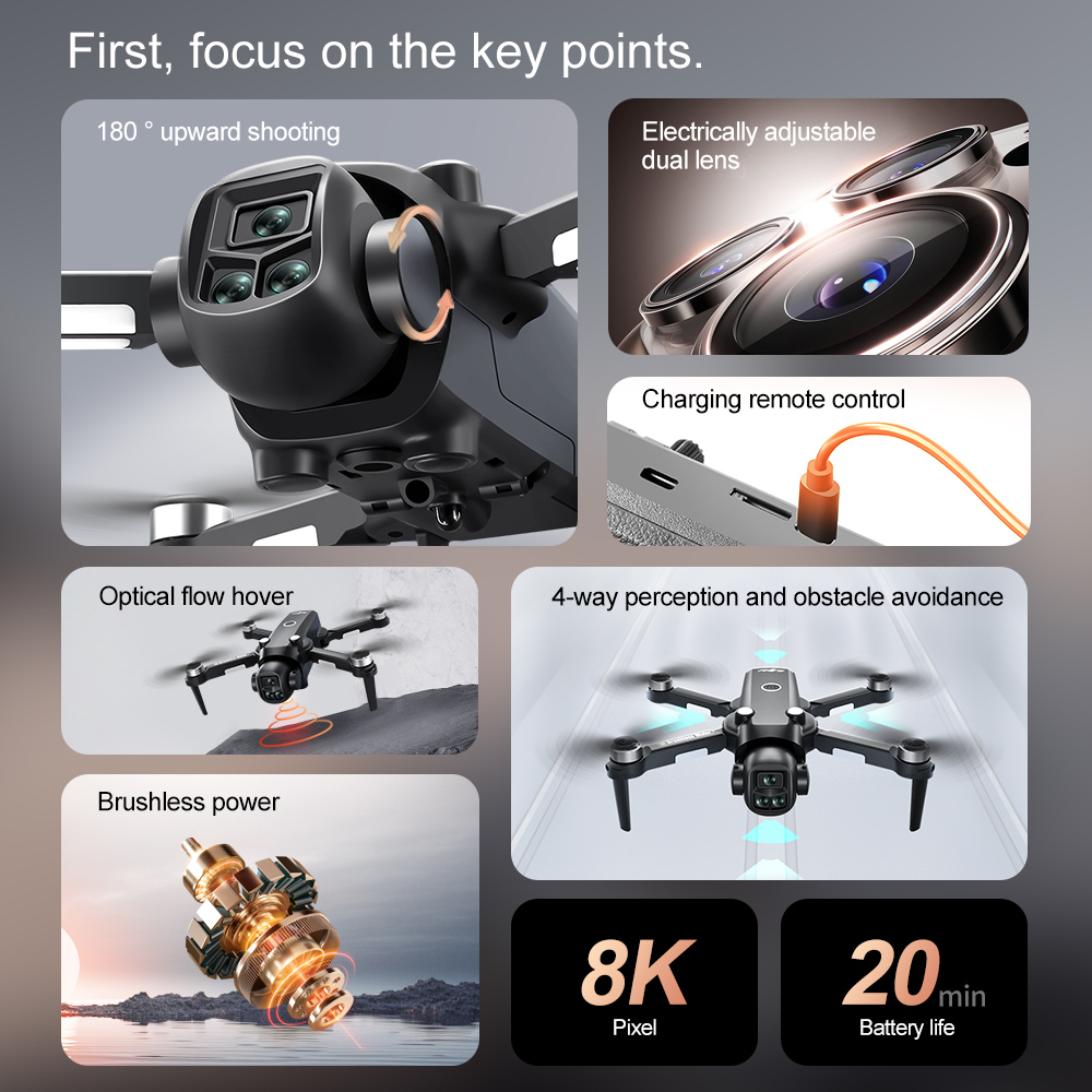 Dron Lenovo V156 MAX HD WIFI F - Drone Camera Night Vision reseña y precio