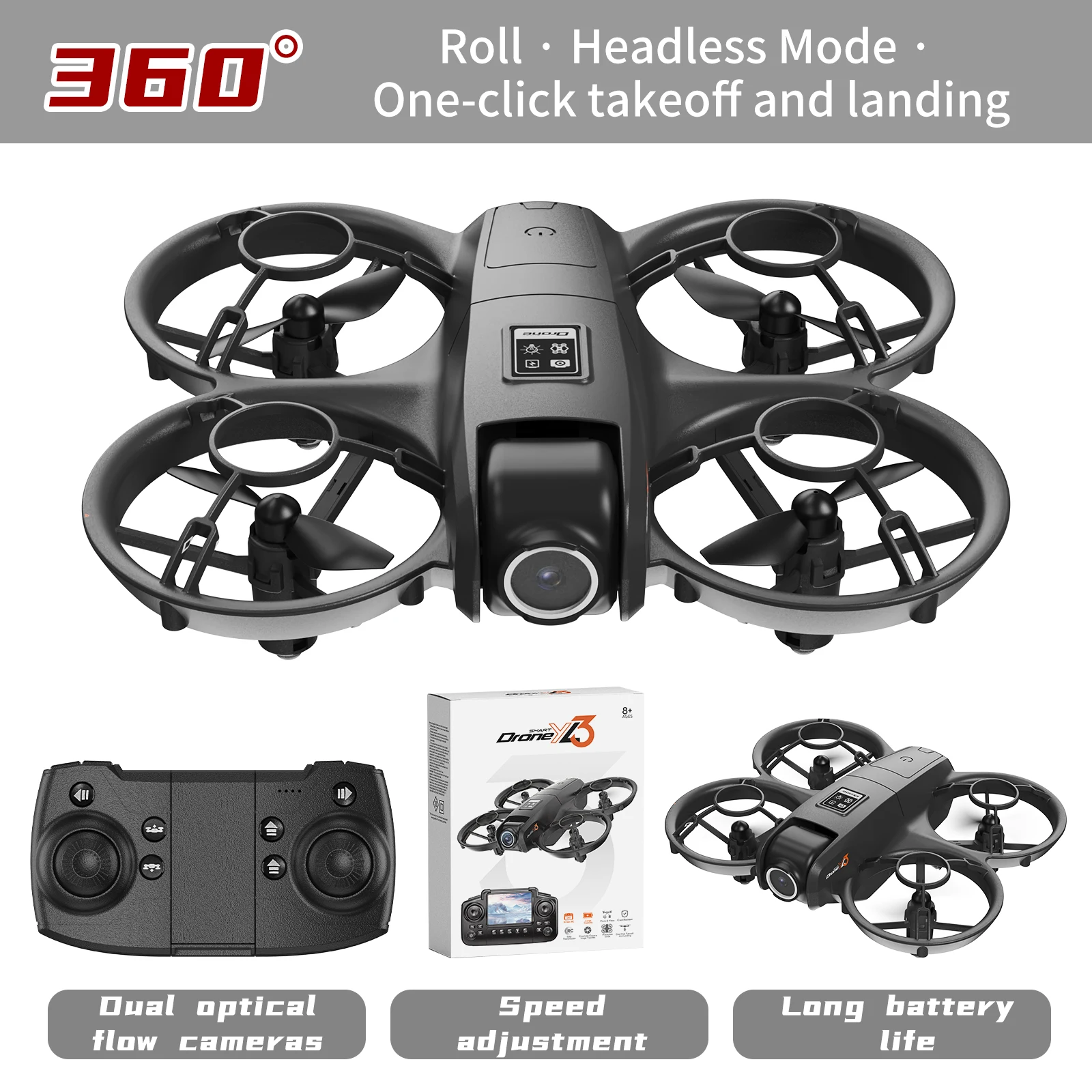 Nuevo Dron RC YL3 8K 1080P con - Drone Camera Wide Angle reseña y precio